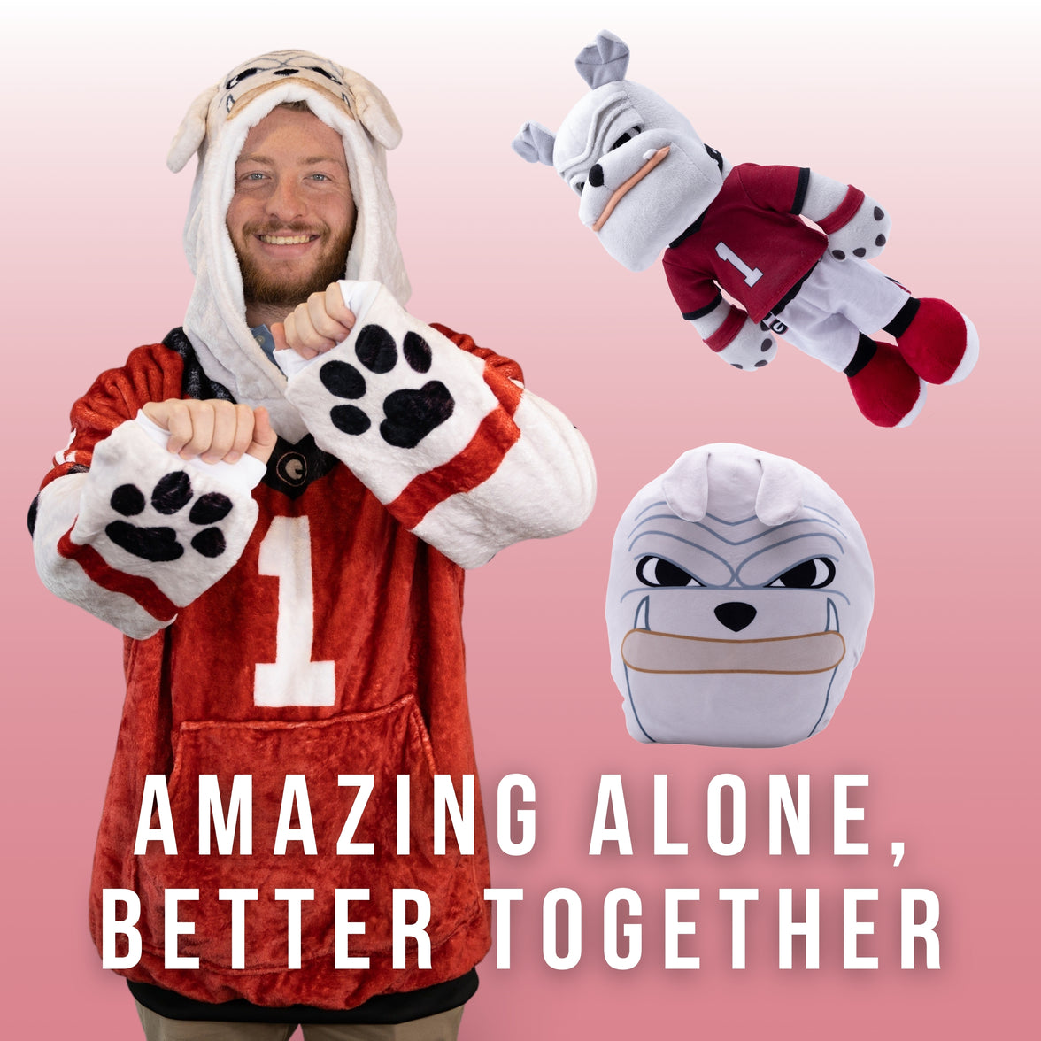 University of Georgia Hairy Dawg 14 Inch Plush Figure "Wholesale"