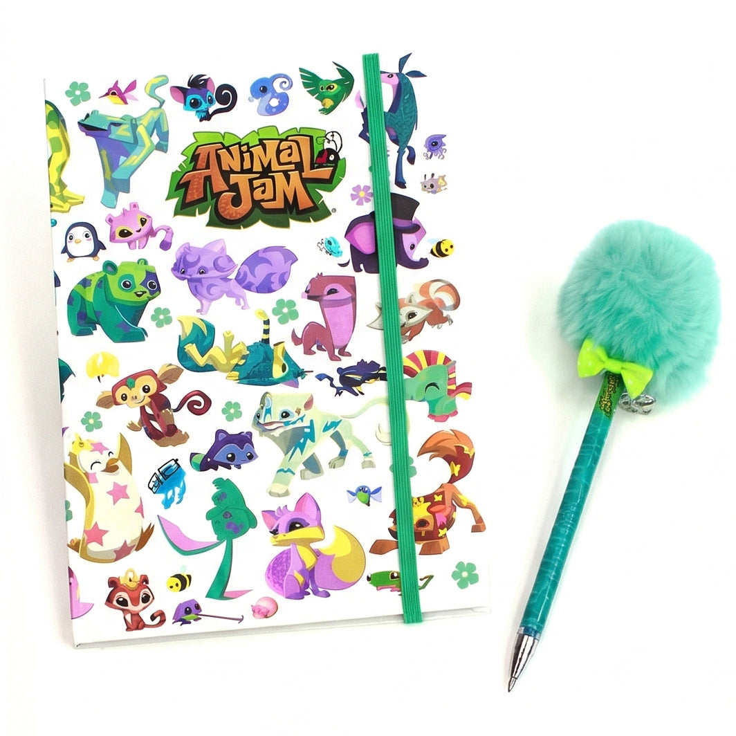 Animal Jam Notebook and Pen