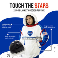 NASA | Astronaut Snugible 2-in-1 Blanket Hoodie & Pillow