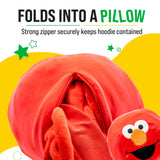 Sesame Street | Elmo Adult Snugible 2-in-1 Blanket Hoodie & Pillow