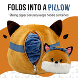 Sharewood Forest Friends Snugible Fiona the Fox Kids Size | Blanket Hoodie & Pillow