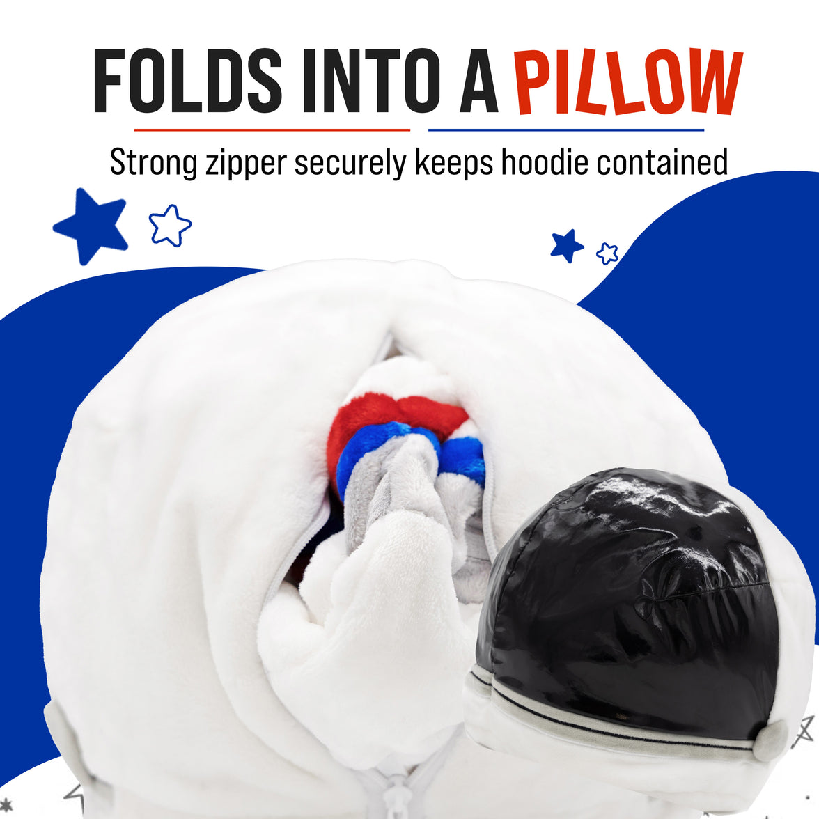 NASA | Astronaut Snugible 2-in-1 Blanket Hoodie & Pillow