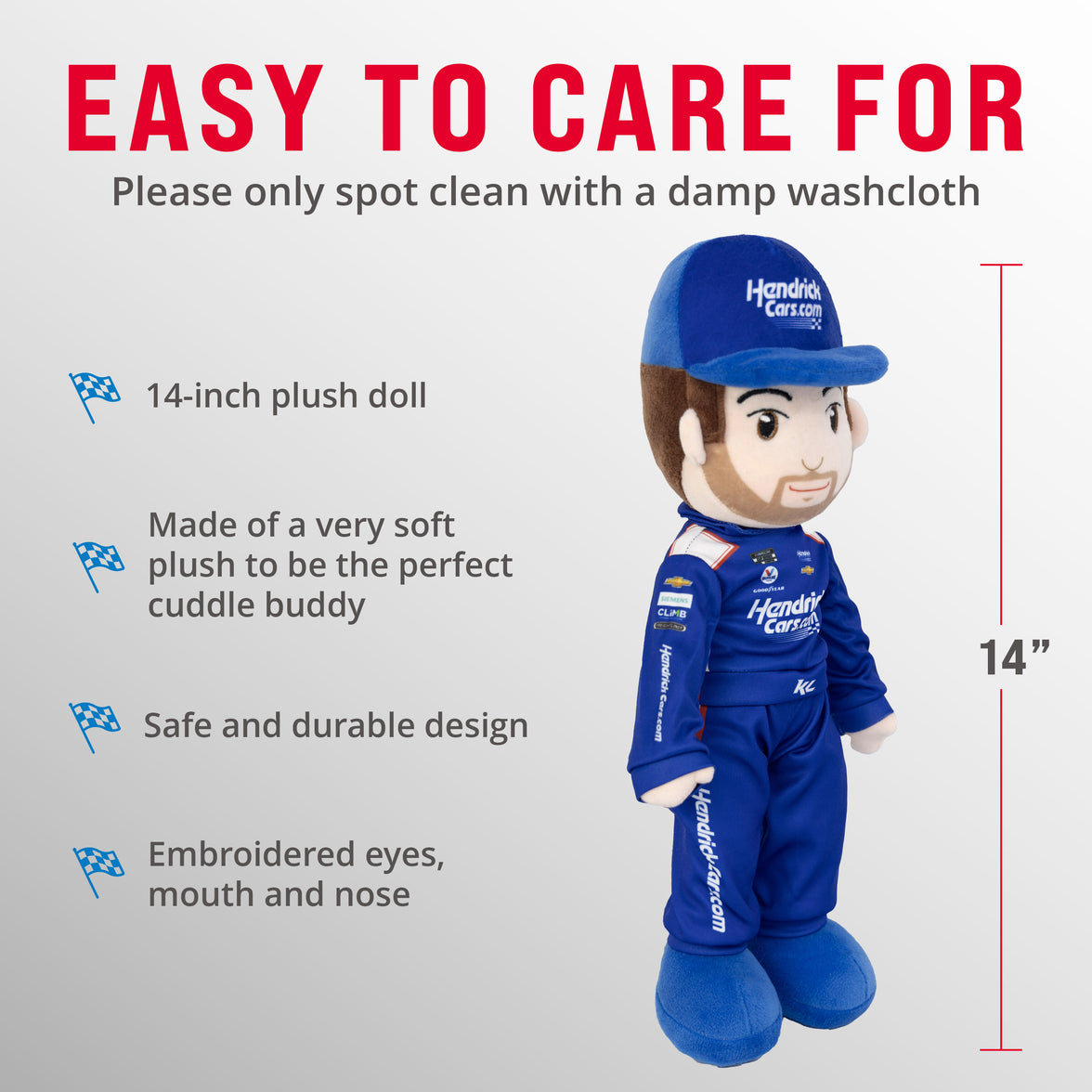 NASCAR | Hendrick Motorsports Kyle Larson 14" Plush Figure