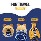 Penn State University Nittany Lion Snugible 2-in-1 Blanket Hoodie & Pillow