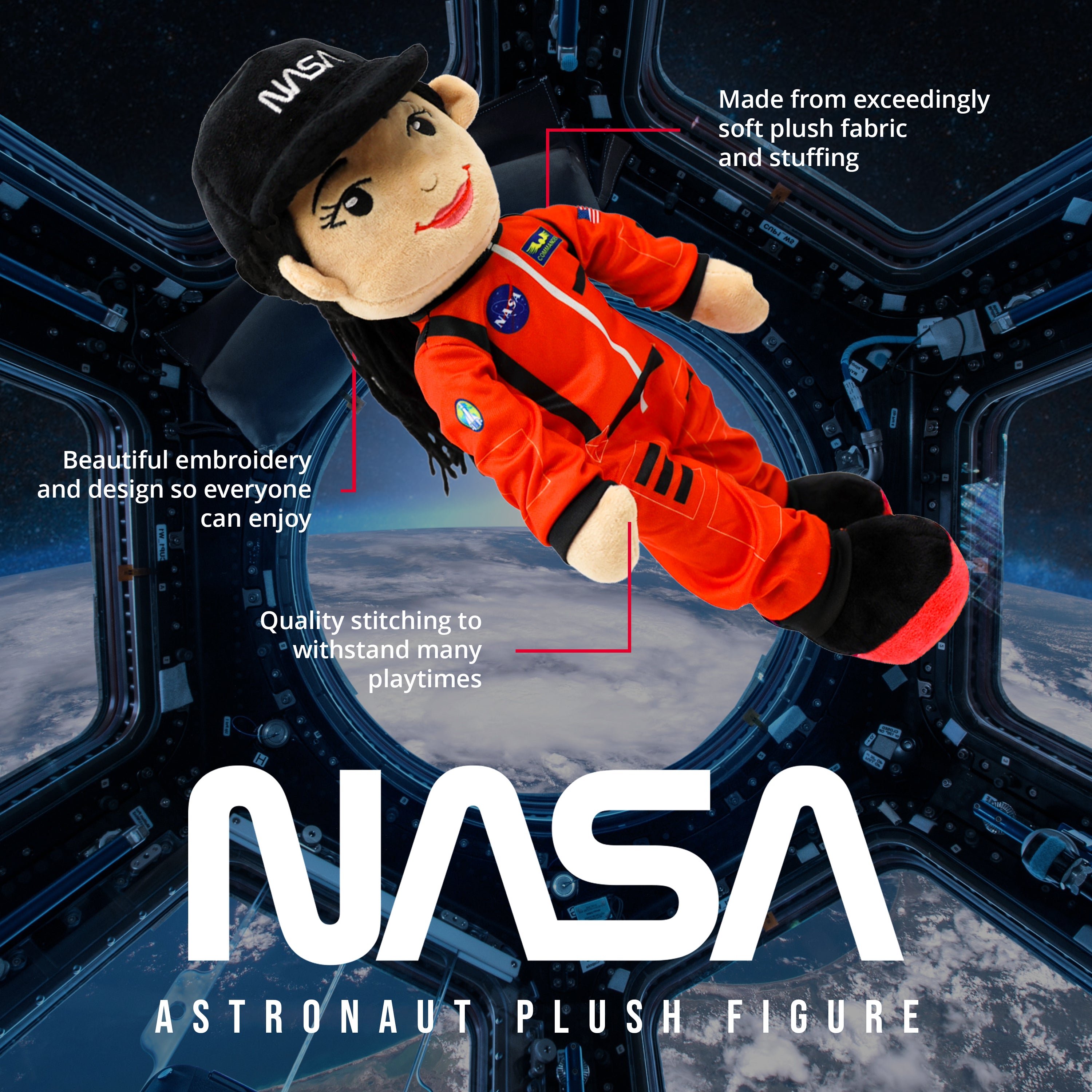 NASA | Astronaut Jennie 14” Plush Figure "Wholesale"