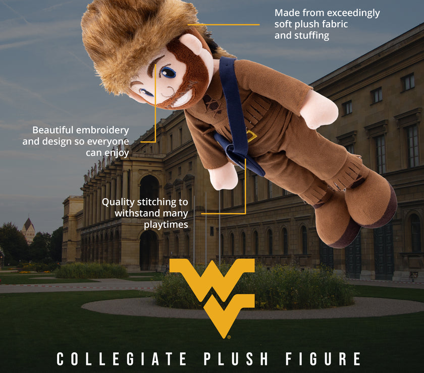West Virginia University Mountaineer 14” Plush Figure
