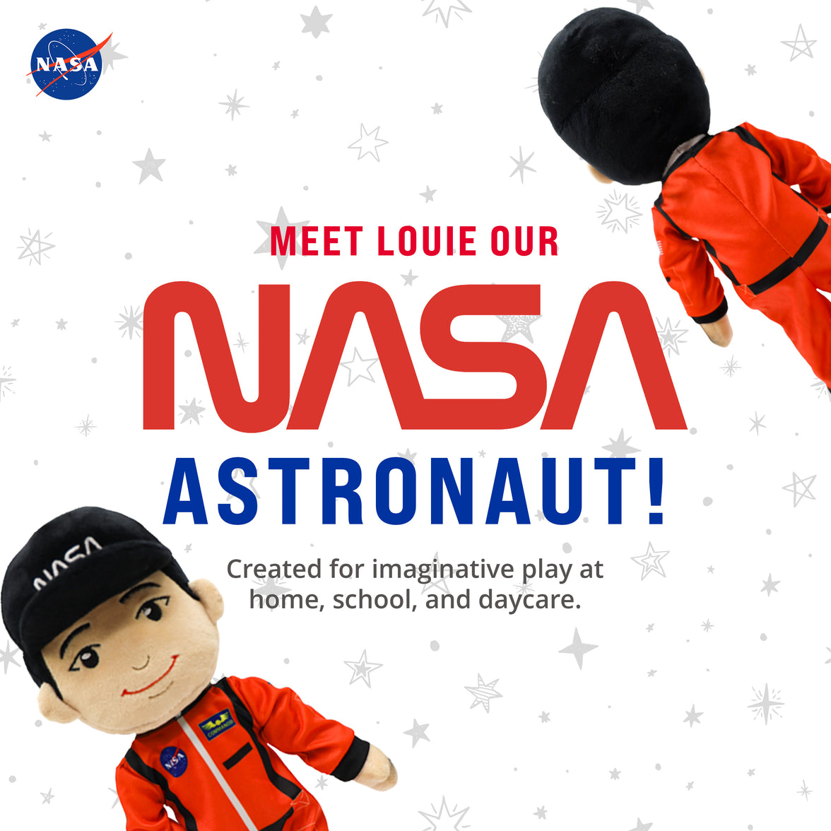 NASA | Astronaut Louie 14” Plush Figure "Wholesale"