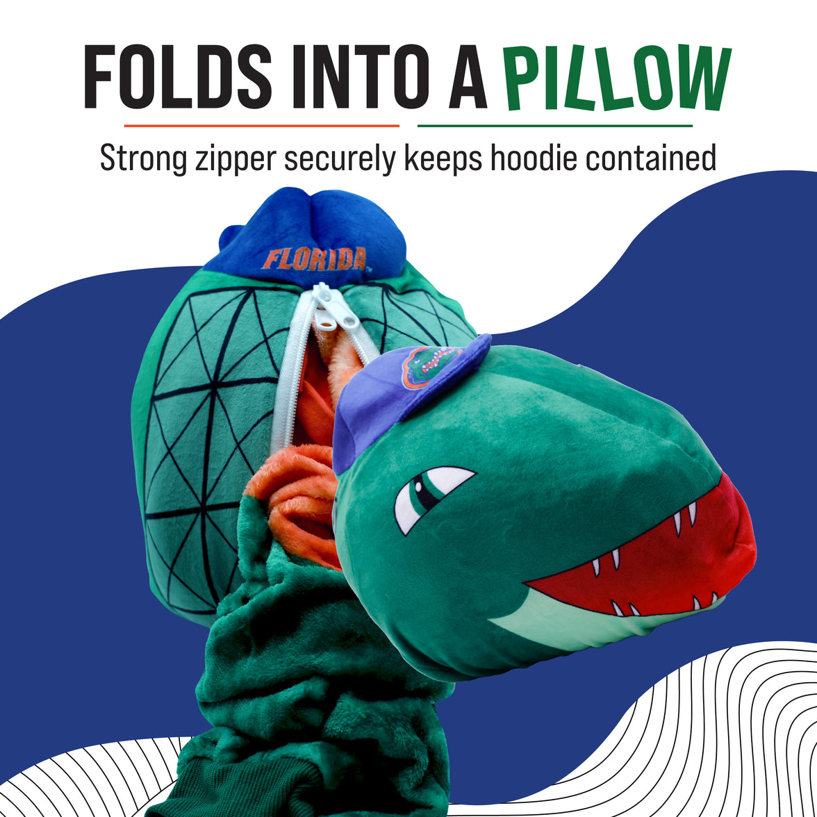 University of Florida Albert Snugible 2-in-1 Blanket Hoodie & Pillow