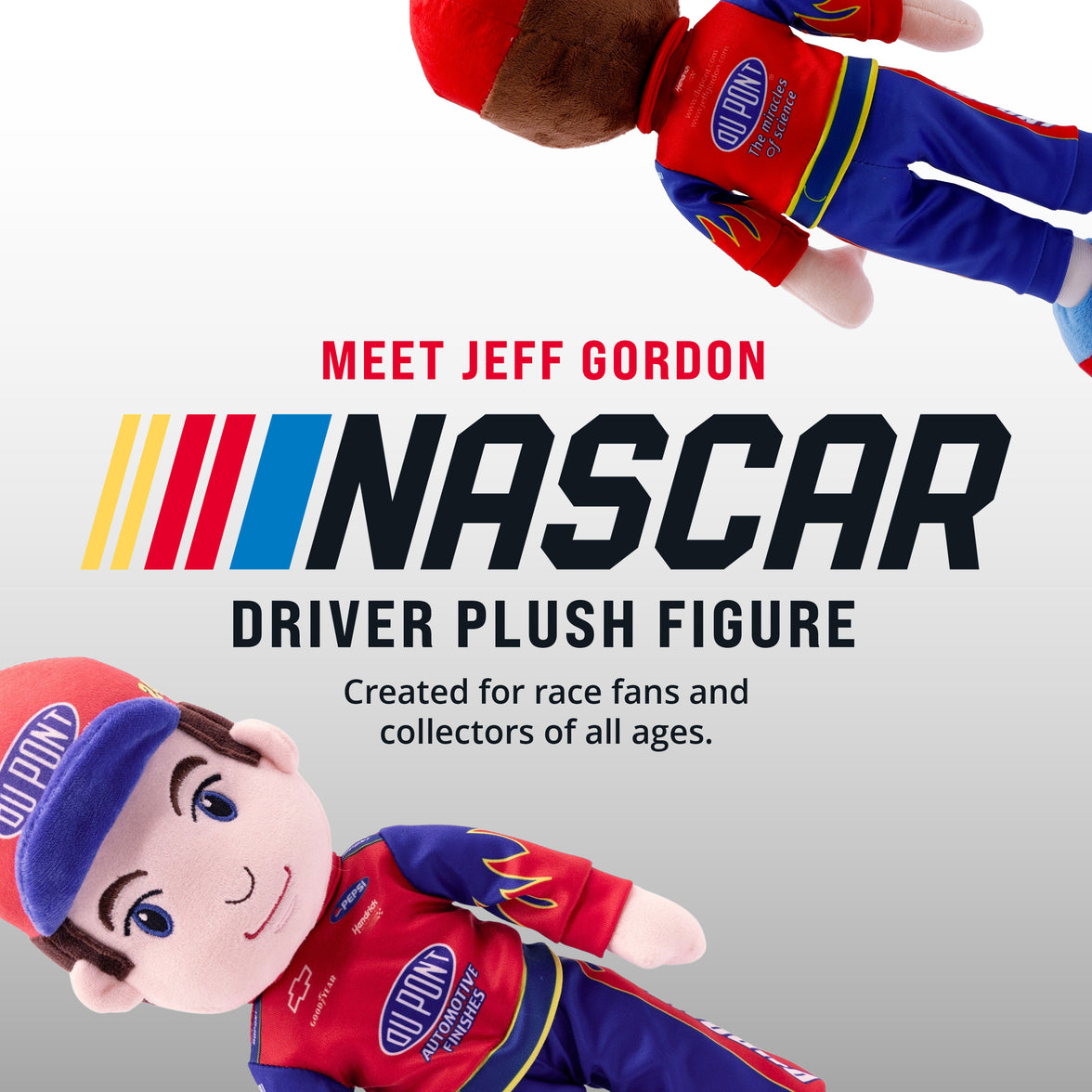 NASCAR | Hendrick Motorsports Jeff Gordon Dupont 14 Inch Plush Figure "Wholesale"