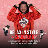 Hasbro | Monopoly Go Own It All Snugible | Blanket Hoodie & Pillow