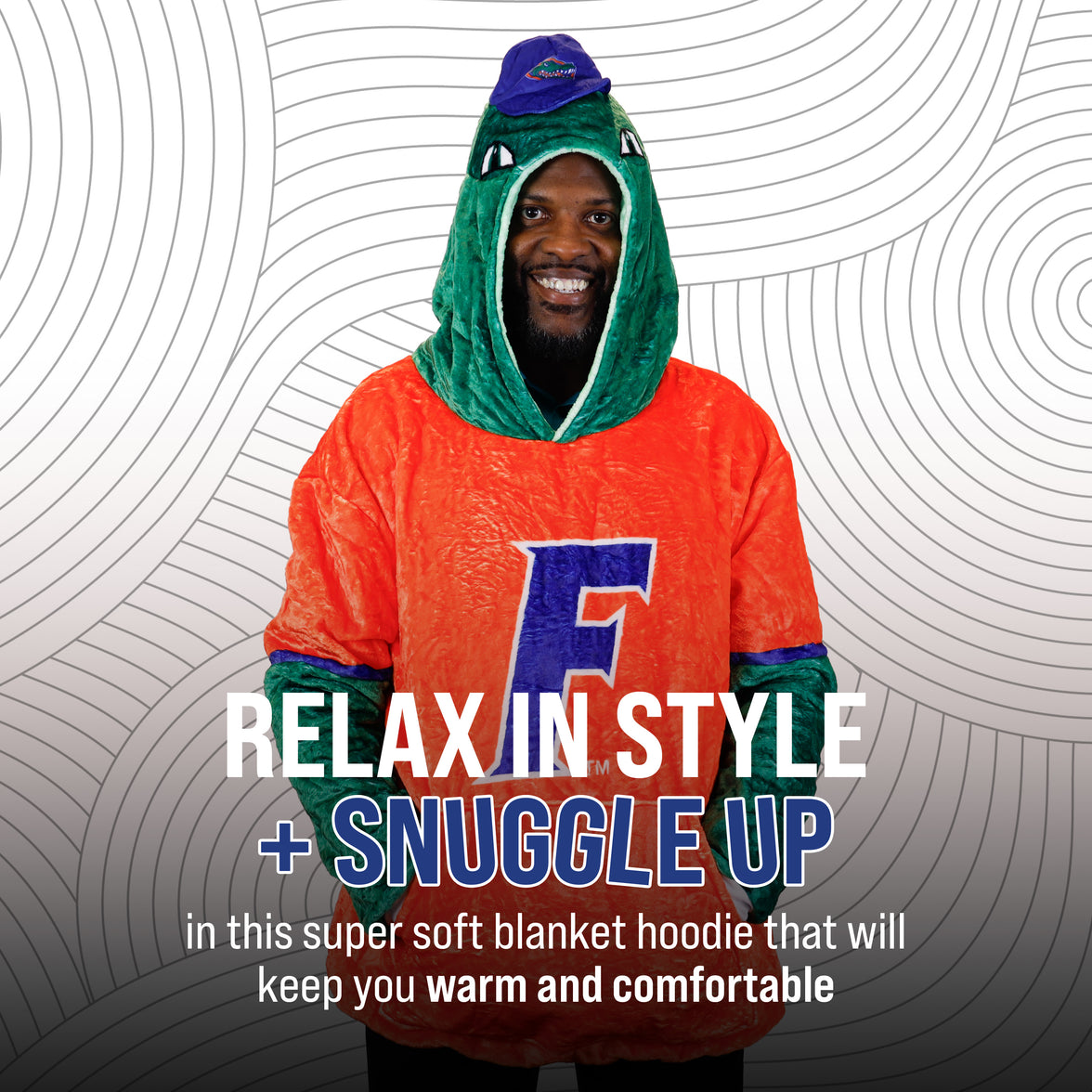 University of Florida Albert Snugible 2-in-1 Blanket Hoodie & Pillow