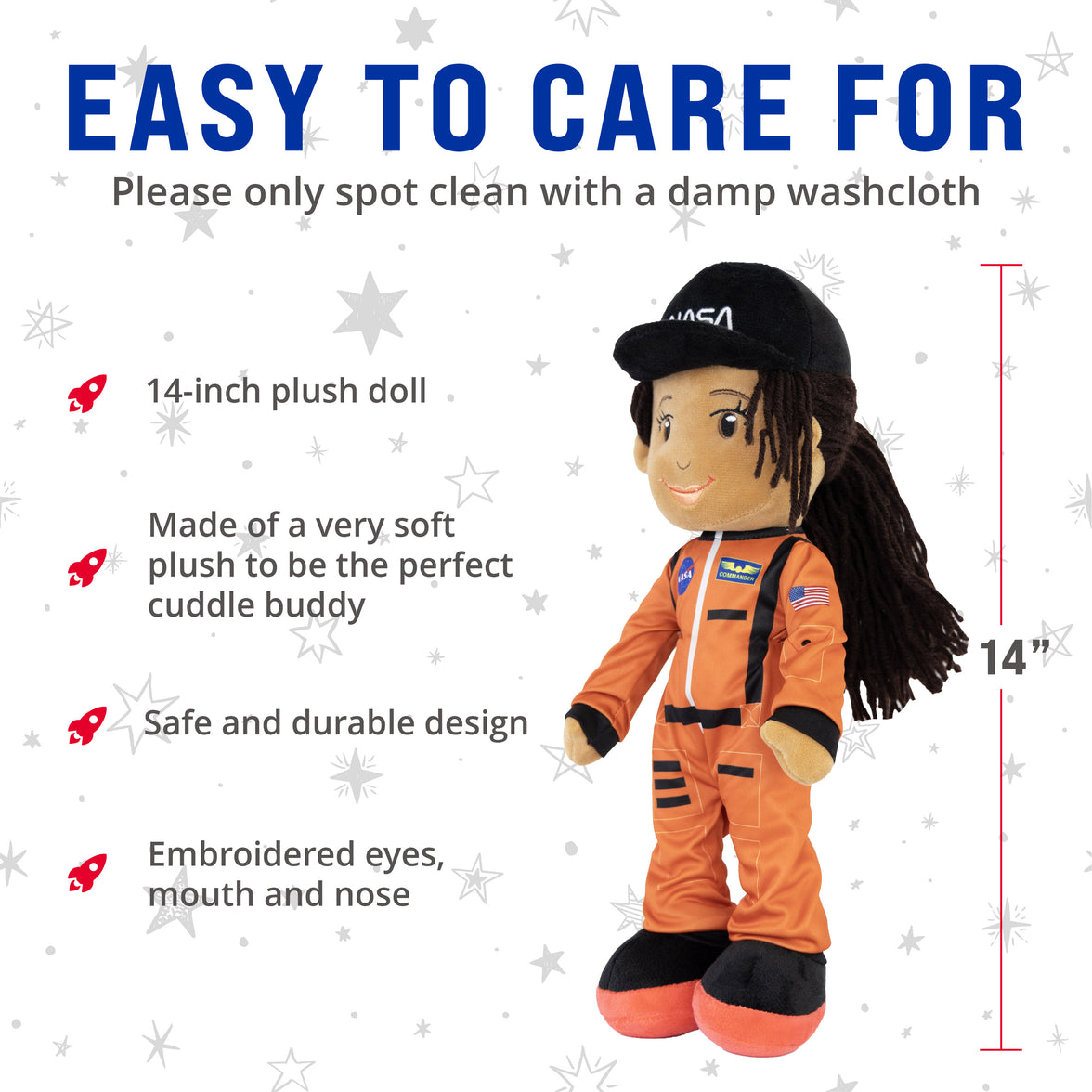 NASA | Astronaut Julie Astronaut 14” Plush Figure