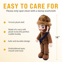 West Virginia University Mountaineer 14” Plush Figure