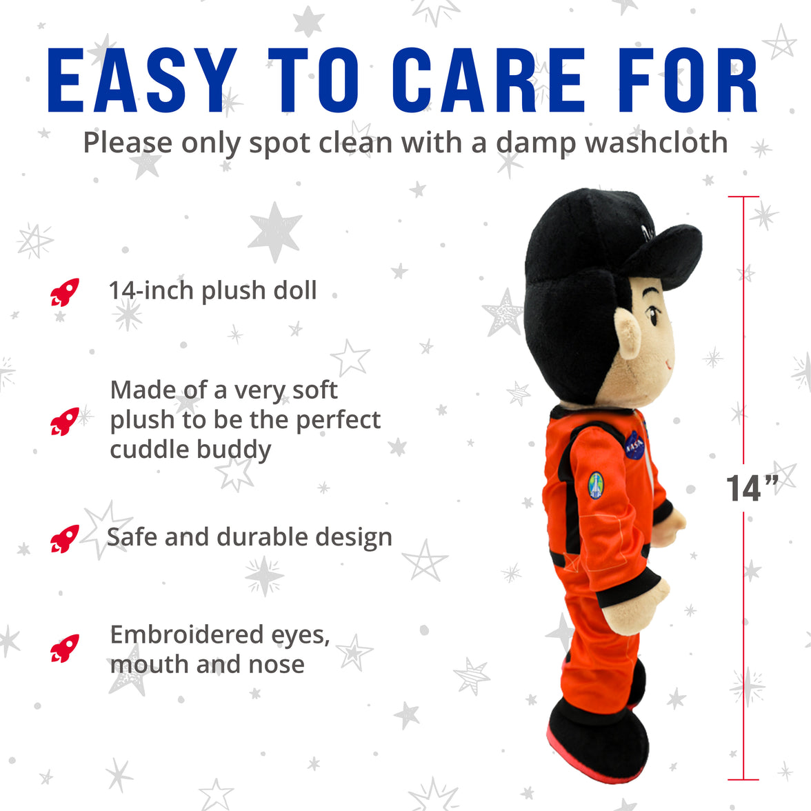 NASA | Astronaut Louie 14” Plush Figure "Wholesale"