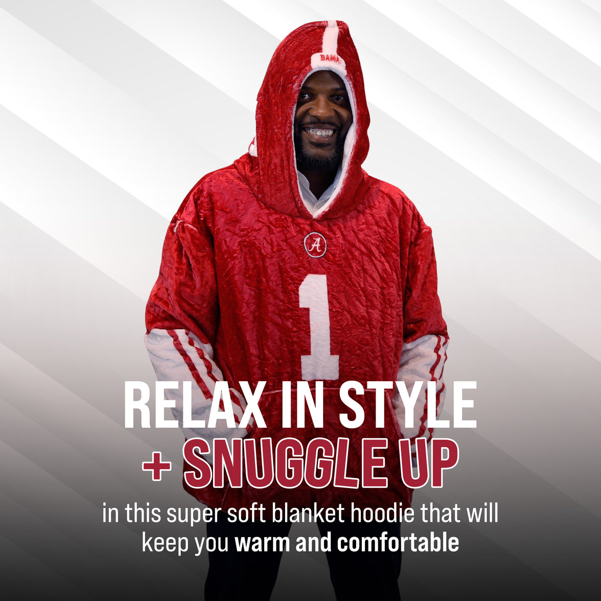 The University of Alabama Helmet Snugible 2-in-1 Blanket Hoodie & Pillow