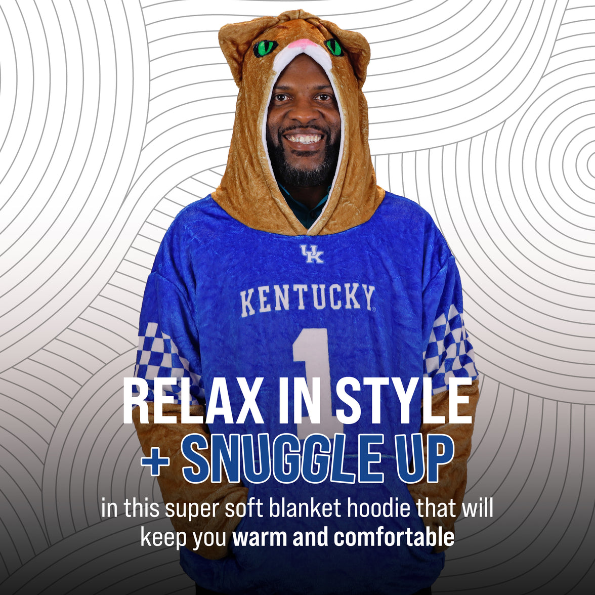 University of Kentucky Wildcat Snugible 2-in-1 Blanket Hoodie & Pillow