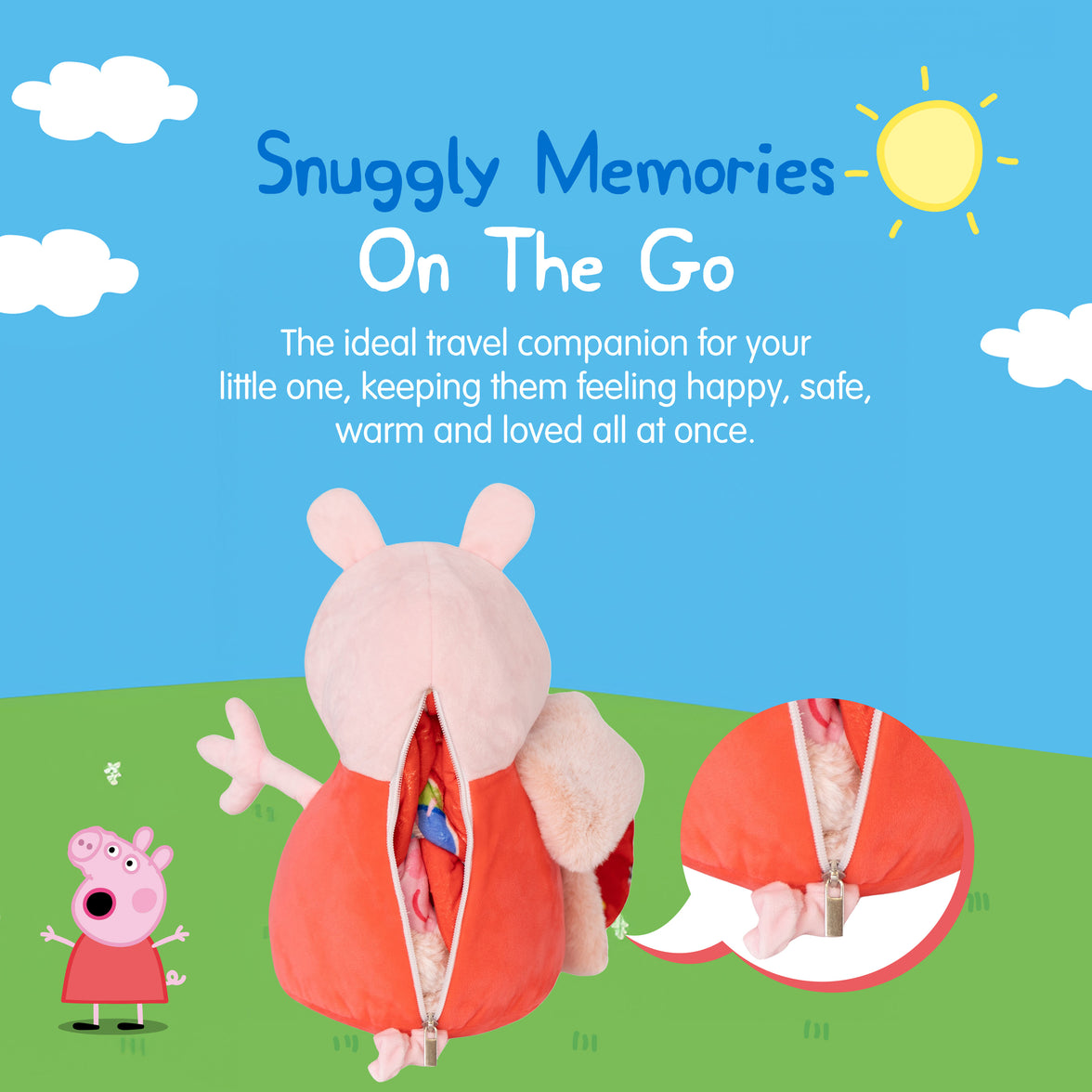 Hasbro | Peppa Pig Blankie Bestie 2-in-1 Blanket & Stuffed Animal