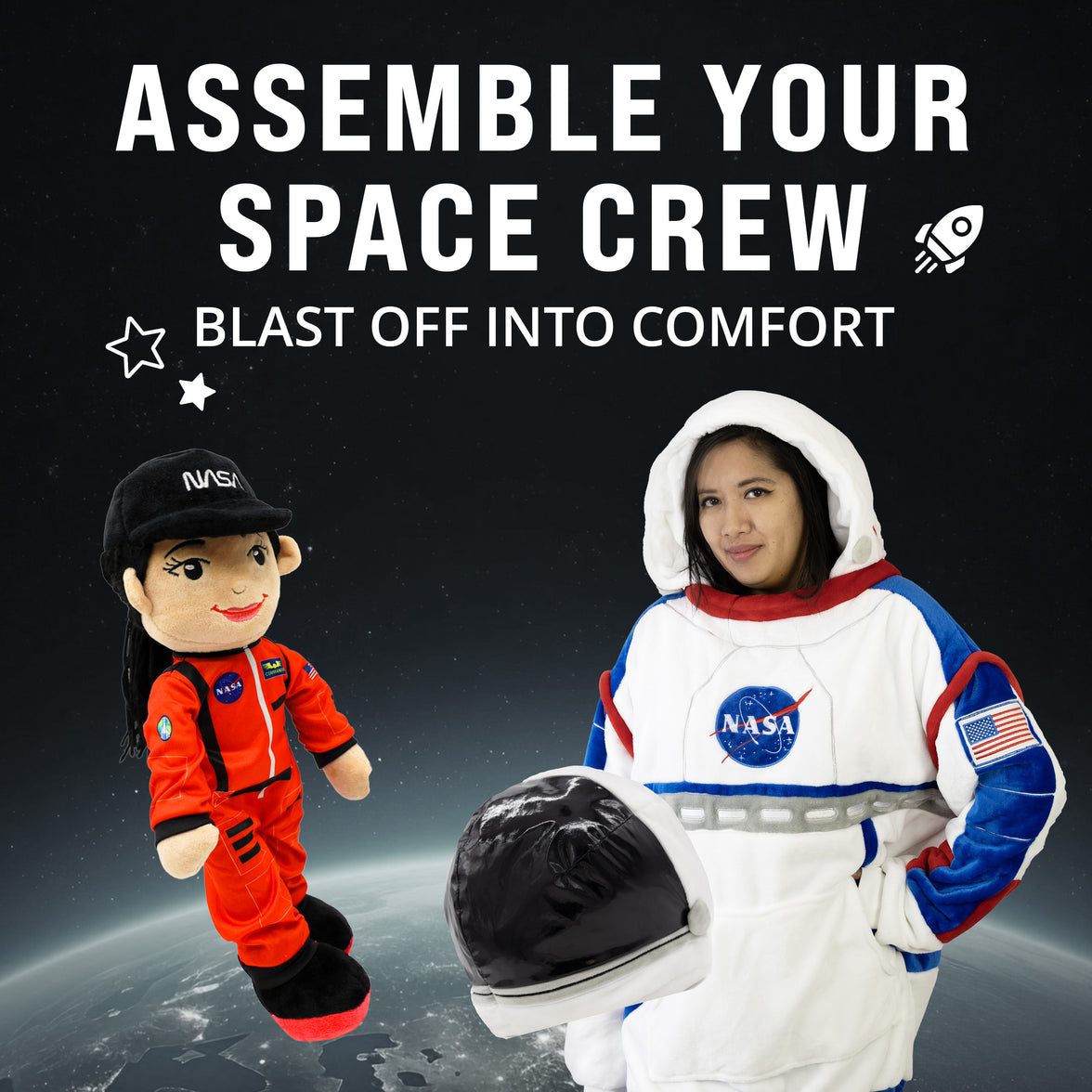 NASA | Astronaut Jennie 14” Plush Figure "Wholesale"