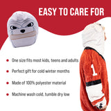 University of Georgia Bulldog Snugible 2-in-1 Blanket Hoodie & Pillow