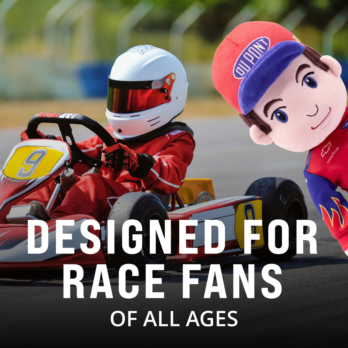 NASCAR | Hendrick Motorsports Jeff Gordon Dupont 14 Inch Plush Figure "Wholesale"