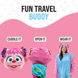 Sesame Street | Abby Cadabby Adult Snugible 2-in-1 Blanket Hoodie & Pillow