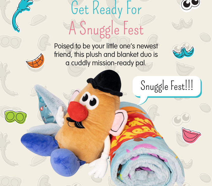 Hasbro | Mr. Potato Head Blankie Bestie 2-in-1 Blanket & Stuffed Animal