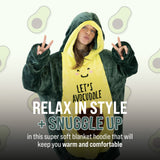 Avocado Snugible 2-in-1 Blanket Hoodie & Pillow