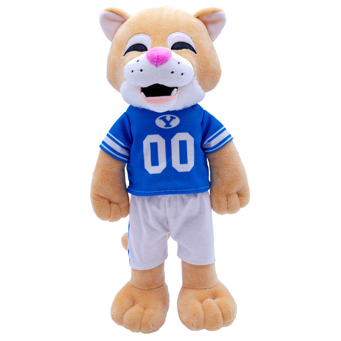 Official 14-inch BYU Cosmo the Cougar Plush Doll – Go Cougars!