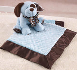 "Blinky" the 10.5in Blue Plush Puppy and Blanket Set by KidKraft
