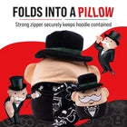 Hasbro Monopoly Rock & Roll Snugible Hoodie Blanket 2in1 Plush Pillow