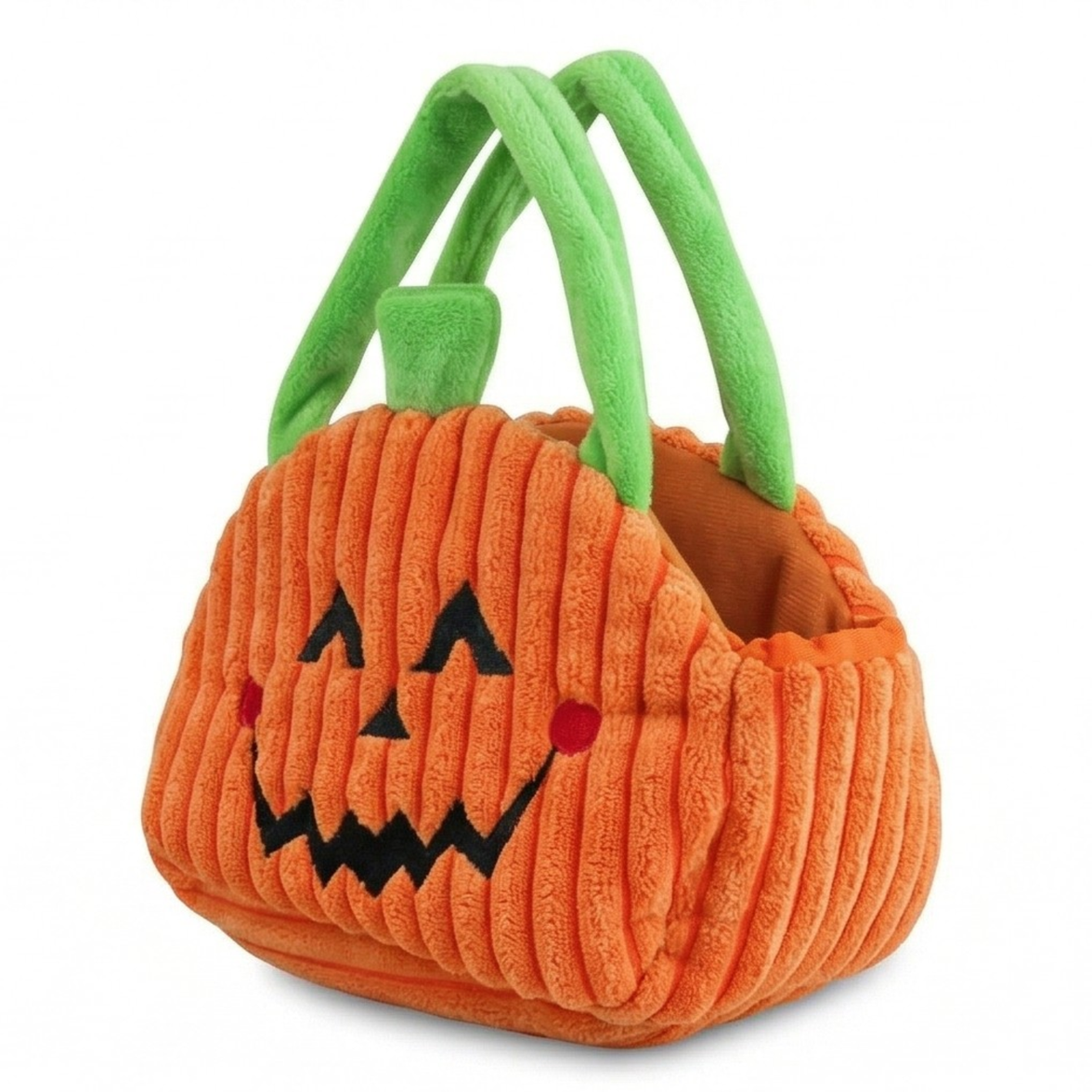 "Casper" the 7.5in Corduroy Pumpkin Purse