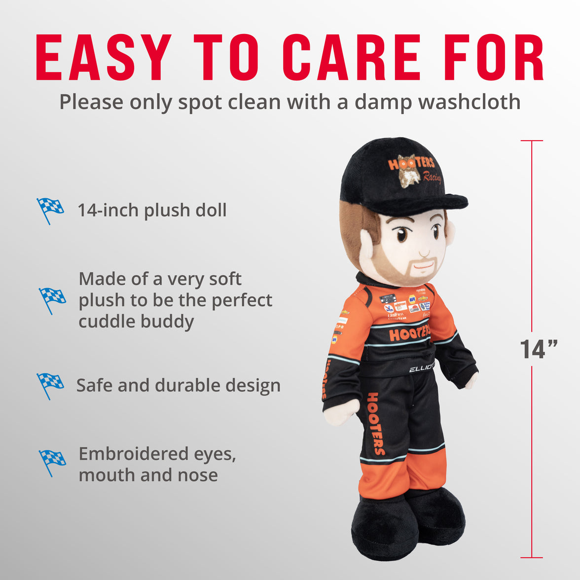 NASCAR | Hendrick Motorsports Chase Elliot 14" Plush Figure