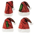 Christmas Flip Sequin Santa Hat – Color Changing Red/Green Holiday Party