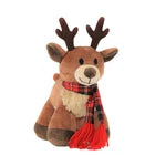Christmas Randall Reindeer Plush , Holiday Stuffed Animal Gift Decor 8"