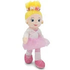 Eimmie Ballerina Rag Doll for Kids – Soft Plush Toy, Blonde, Pink Tutu, Safe 14"