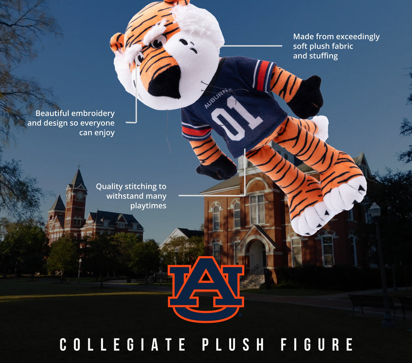 Auburn University Aubie the Tiger 14 Inch Plush Figure "Wholesale"