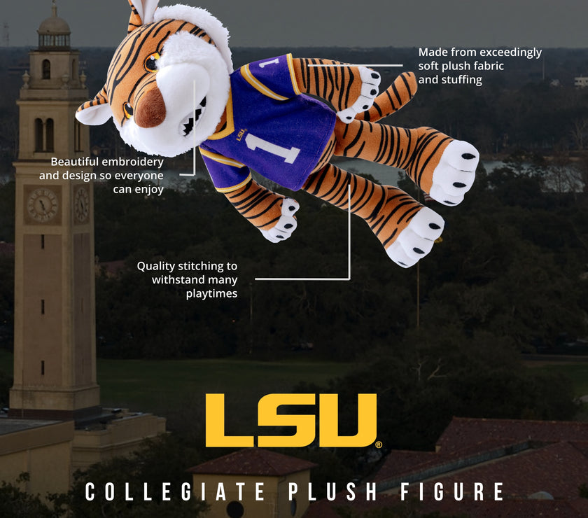 Louisiana State University "LSU" Mike the Tiger 14 Inch Plush Figure "Wholesale"