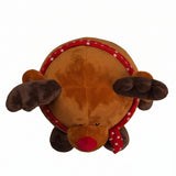 Dasher the 10 inch Round Reindeer Xmas Stuffed Animal