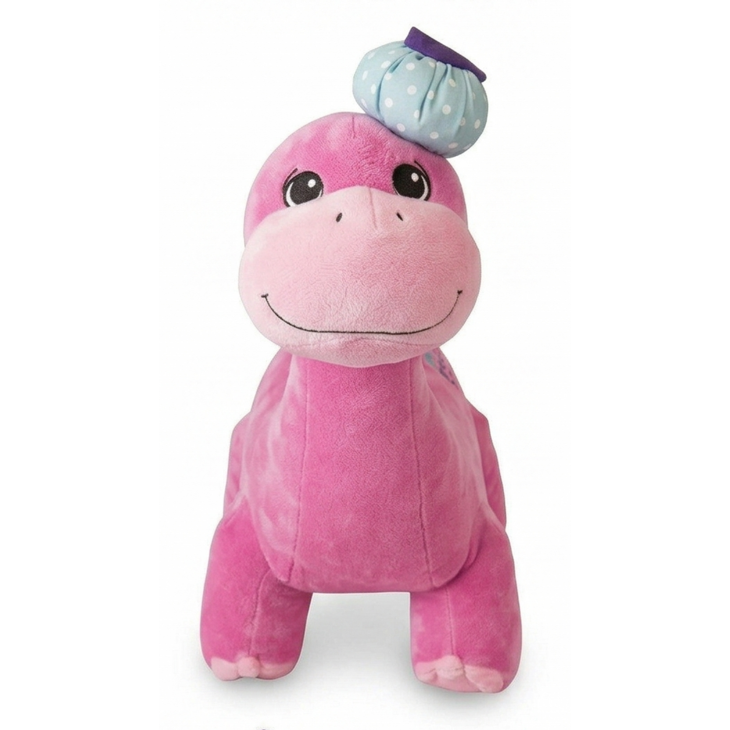 "Delia" the 18in Feel Better Soon Pink Plush Dinosau