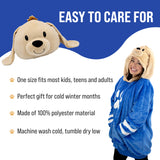 Sharewood Forest Friends Snugible Dougie the Dog | Blanket Hoodie & Pillow