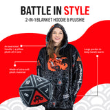 Hasbro | Dungeons & Dragons Snugible 2-in-1 Blanket Hoodie & Pillow