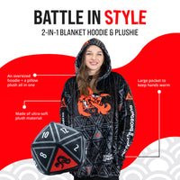Hasbro | Dungeons & Dragons Snugible 2-in-1 Blanket Hoodie & Pillow