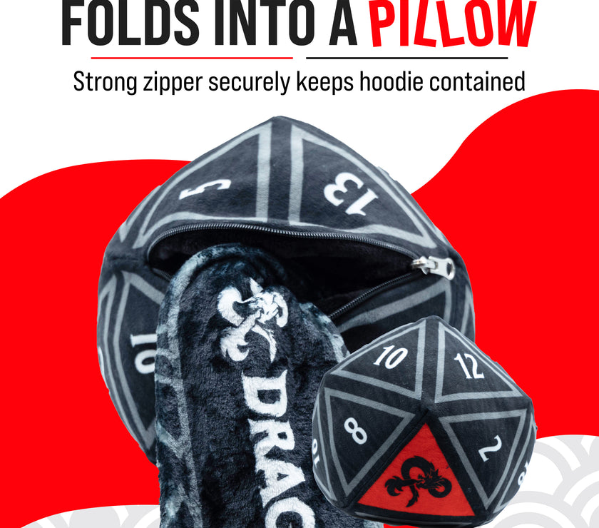 Hasbro | Dungeons & Dragons Snugible 2-in-1 Blanket Hoodie & Pillow