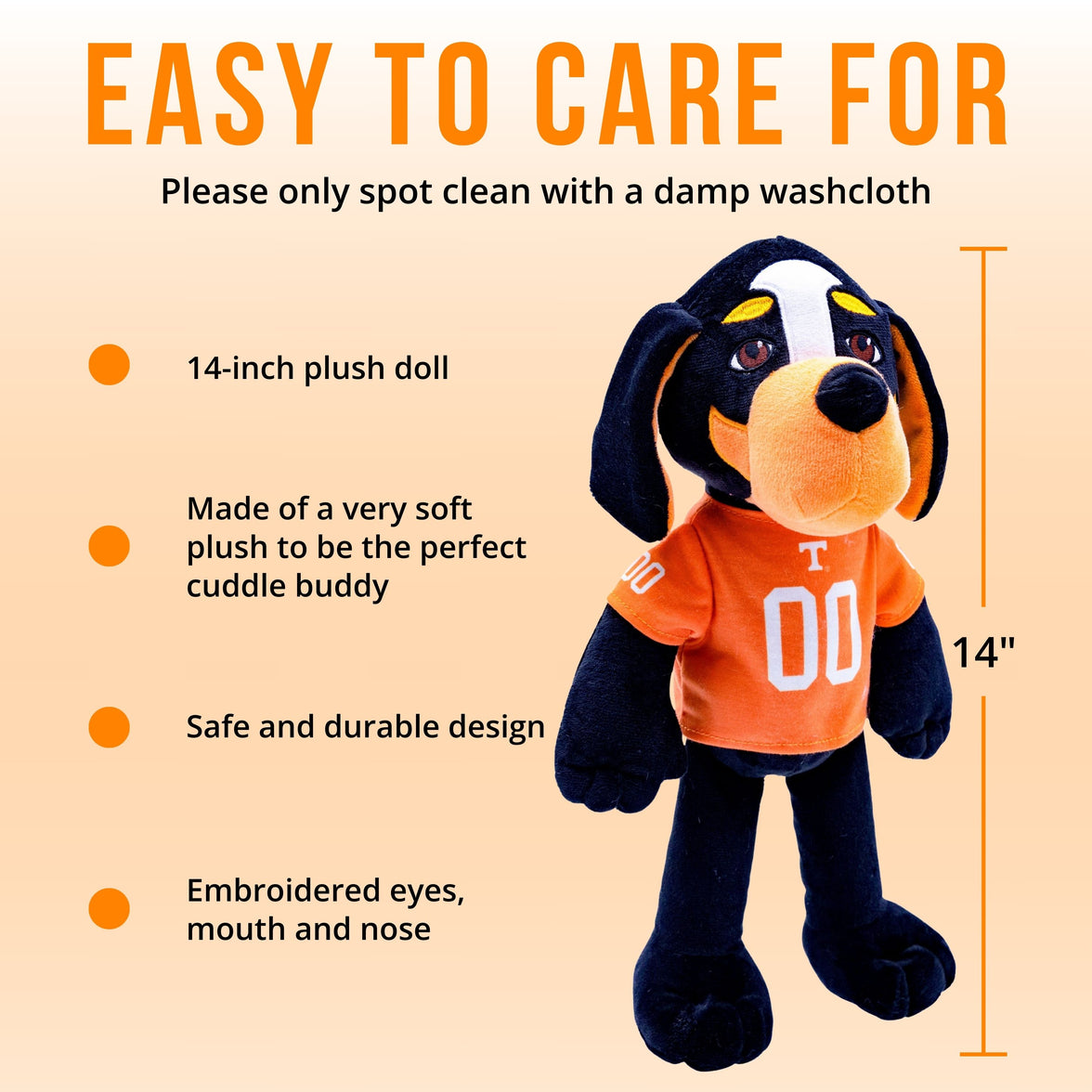 University of Tennessee Smokey 14 Inch Plush Figure "Wholesale"