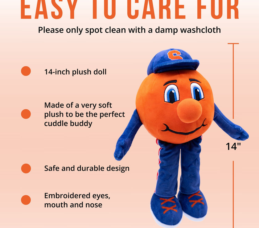 Syracuse University Otto the Orange 14 Inch Plush Figure "Wholesale"