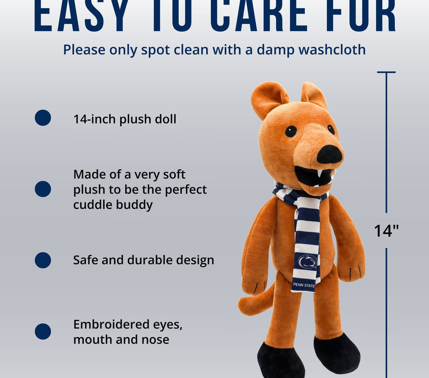 Penn State University Nittany Lion 14 Inch Plush Figure "Wholesale"