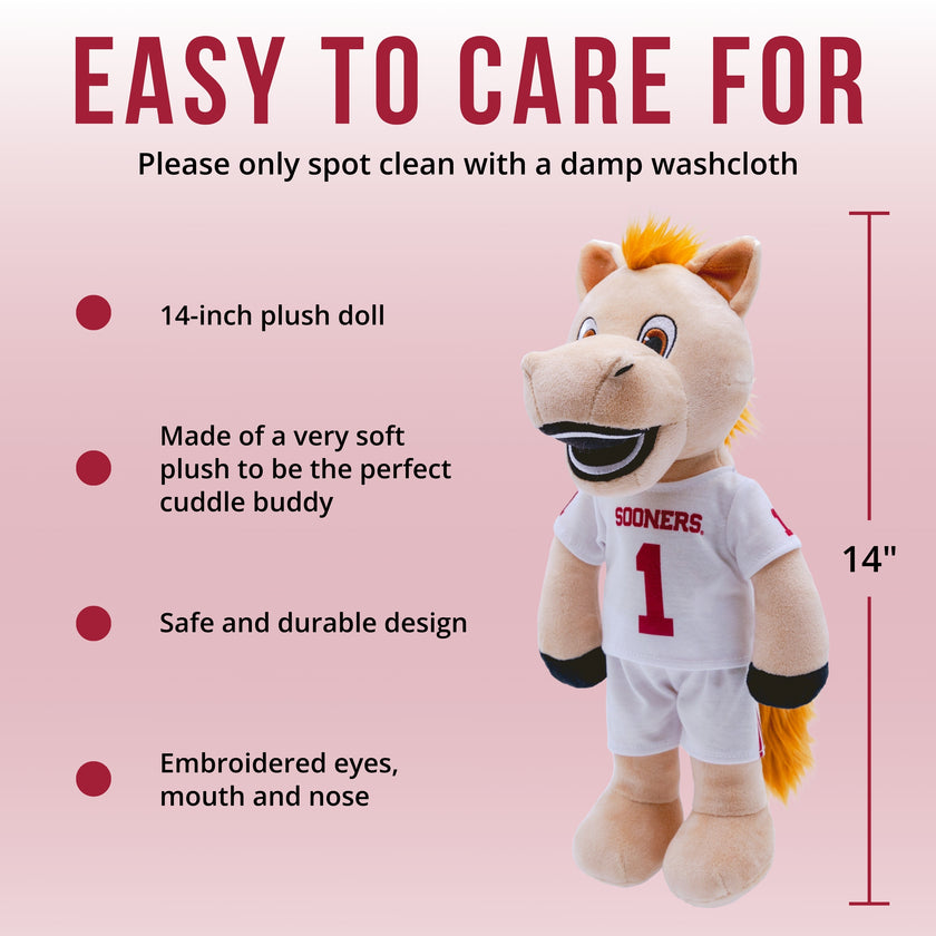 University Of Oklahoma Sooner 14 Inch Plush Figure "Wholesale"