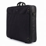Filexec M3, Simulated Leather Portfolio, Zipper Closure, 2 Interior Pockets, Black