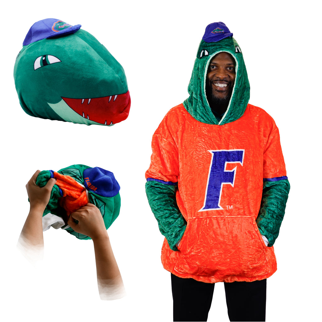 University of Florida Albert Snugible 2-in-1 Blanket Hoodie & Pillow