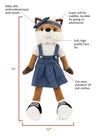 Sharewood Forest Friends Fiona Fox Doll with Playscape & Outfits 18"